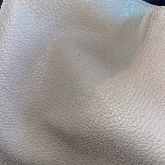 Coach Edie 31 Bandana Rivets Shoulder Bag Chalk White Pebble Leather - Picture 14 of 14